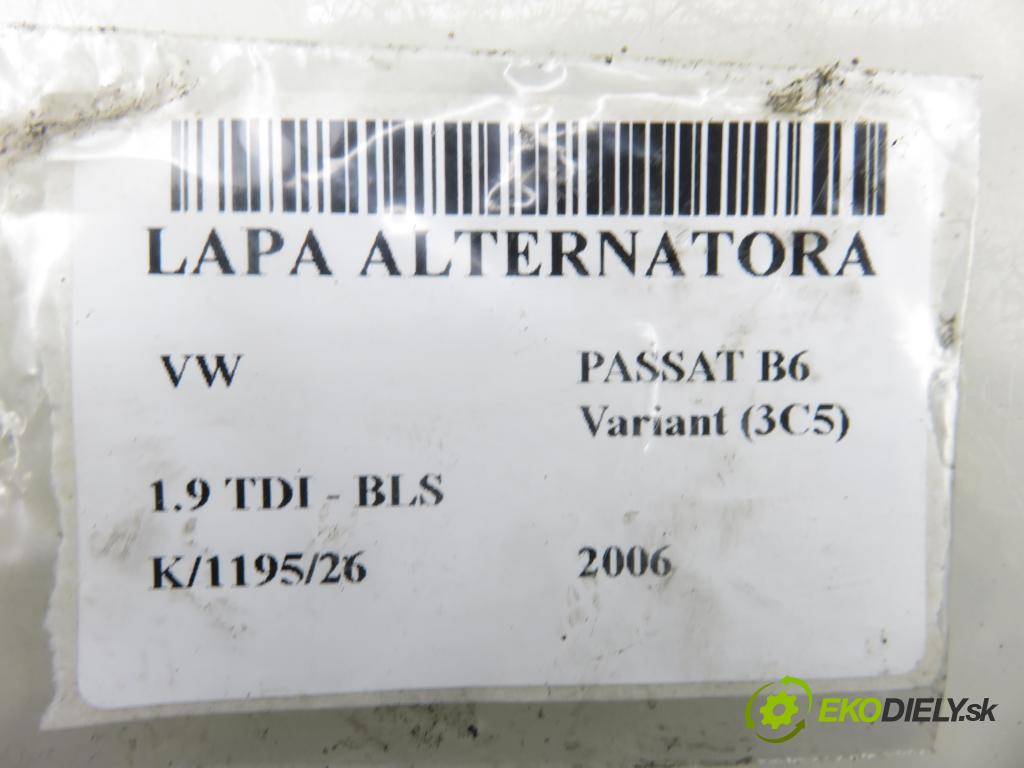 VW PASSAT B6 Variant (3C5) KOMBI 2006 77,00 1.9 TDI - BLS 1896,00 uchycení alternátora 038903143AF ; 03C903315C