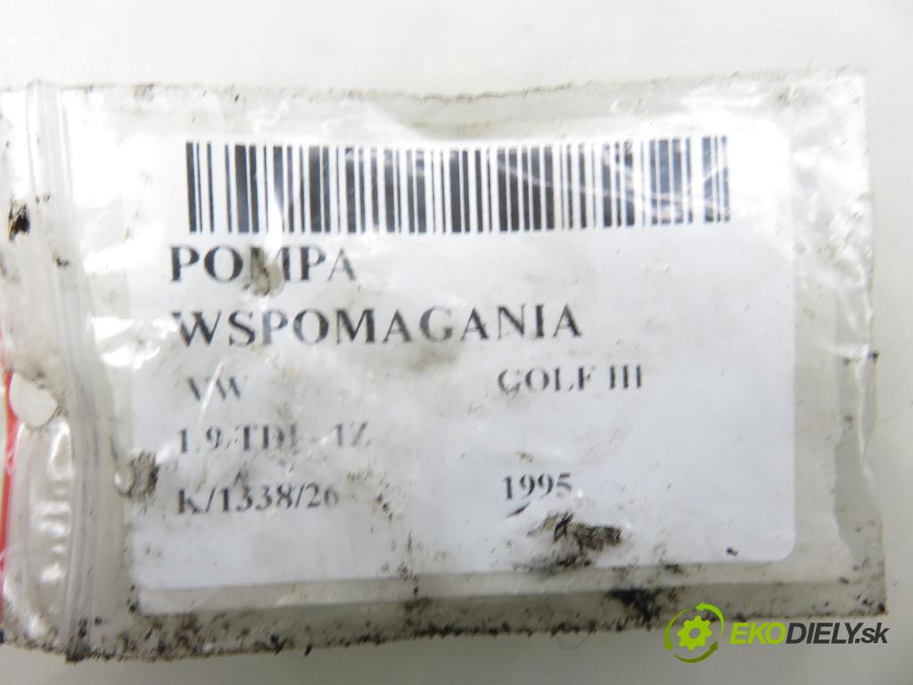 VW GOLF III (1H1) HB 1995 66,00 1.9 TDI 90 - 1Z 1896,00 Pumpa servočerpadlo 028145523C (Servočerpadlo)