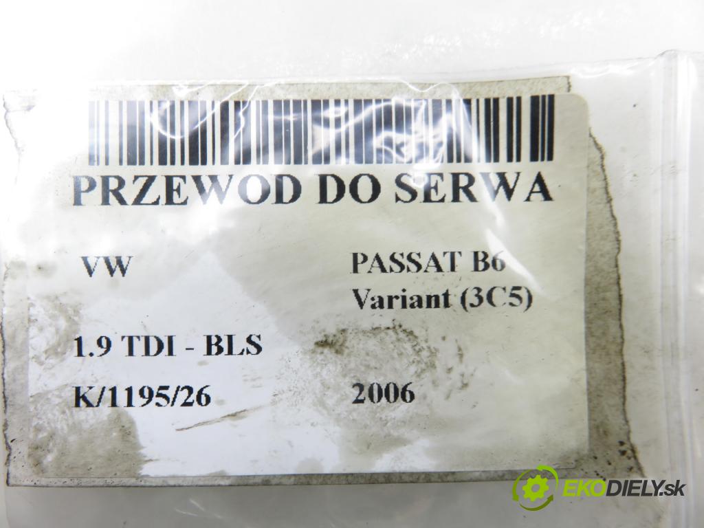 VW PASSAT B6 Variant (3C5) KOMBI 2006 77,00 1.9 TDI - BLS 1896,00 rúrka do serva 3C0612041AC ; 3C0611939A