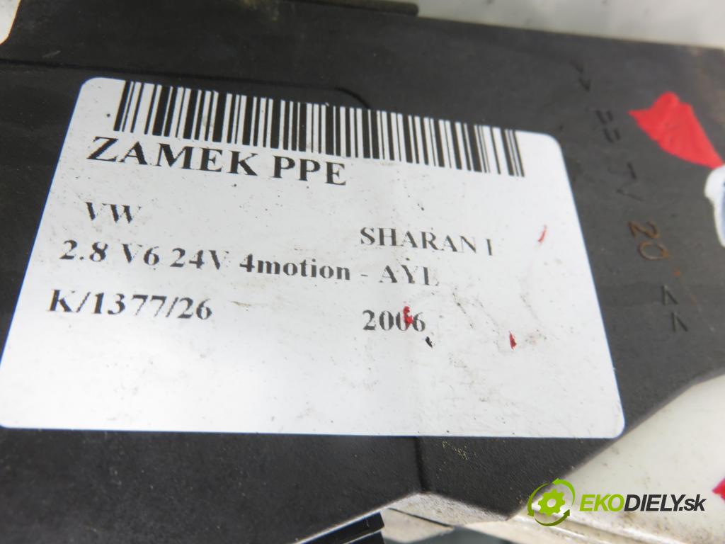 VW SHARAN (7M8, 7M9, 7M6) MINIVAN 2006 150,00 2.8 V6 24V 4motion - AYL 2792,00 zámok PPE 