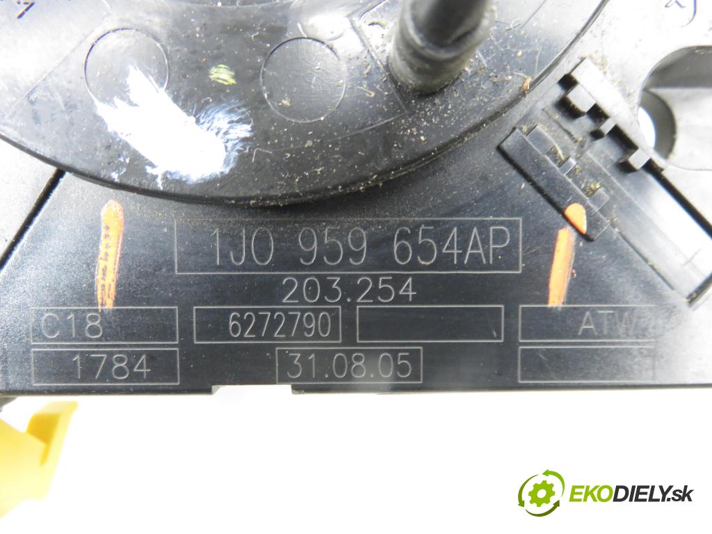 VW SHARAN (7M8, 7M9, 7M6) MINIVAN 2006 150,00 2.8 V6 24V 4motion - AYL 2792,00 PÁSKA: air BAG 1J0959654AP