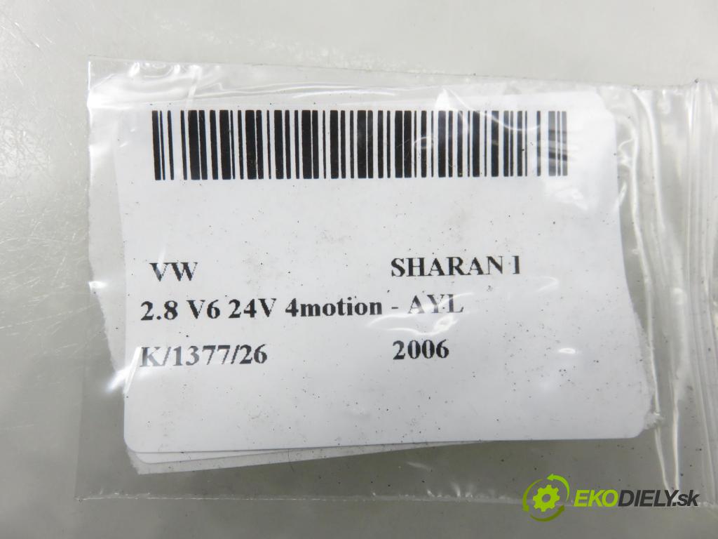 VW SHARAN (7M8, 7M9, 7M6) MINIVAN 2006 150,00 2.8 V6 24V 4motion - AYL 2792,00 RELÉ: motorku paliva 6N0906383B ; 898051000