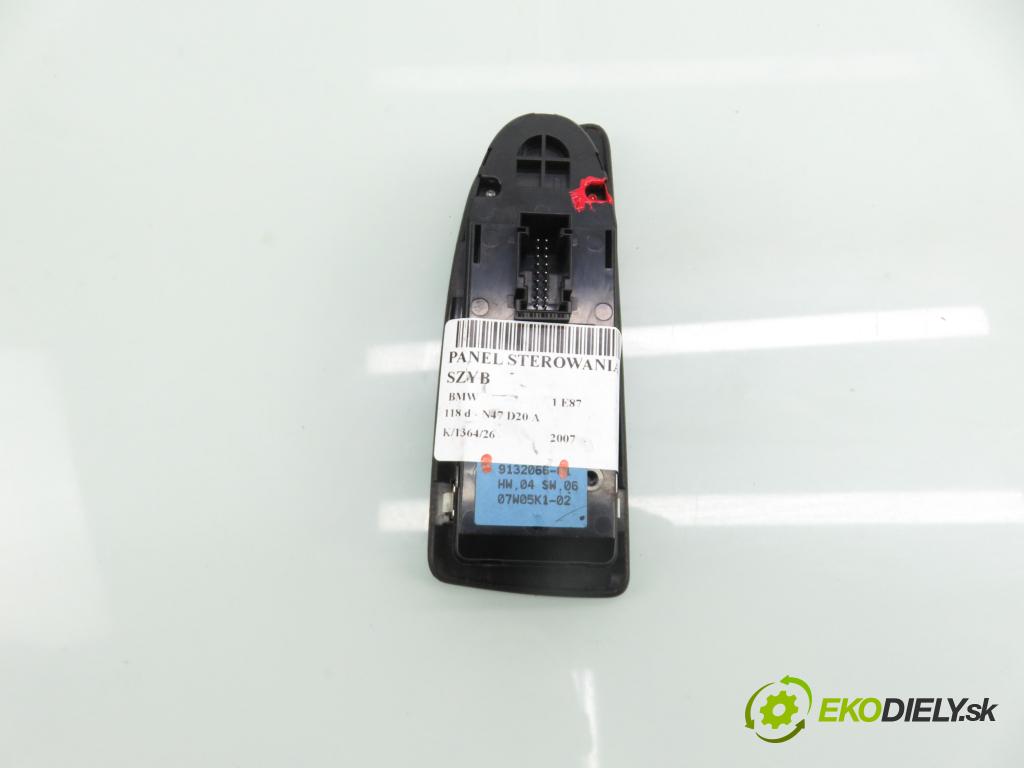 BMW 1 (E87) HB 2007 105,00 118 d - N47 D20 A 1995,00 Panel ovládaní oken 9132066