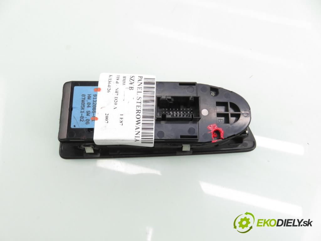 BMW 1 (E87) HB 2007 105,00 118 d - N47 D20 A 1995,00 Panel ovládaní oken 9132066