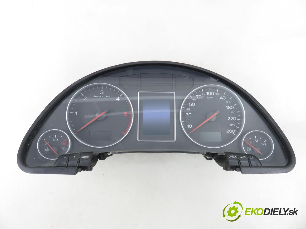AUDI A4 (8E2, B6) SEDAN 2001 74,00 1.9 TDI PD 101 - AVB 1896,00 Prístrojovka elektrický 8E0920900E ; 0263626015