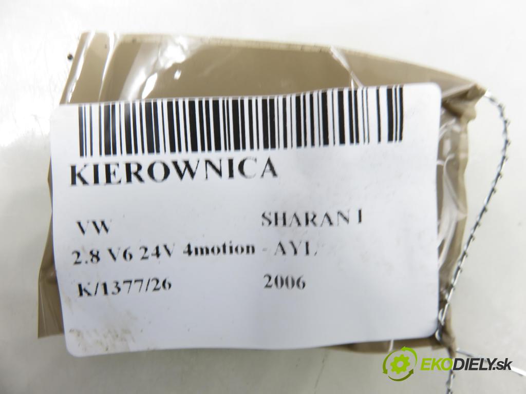 VW SHARAN (7M8, 7M9, 7M6) MINIVAN 2006 150,00 2.8 V6 24V 4motion - AYL 2792,00 Volant 3B0124C ; 3B0419091AD ; 3B0880201Q (Volant)