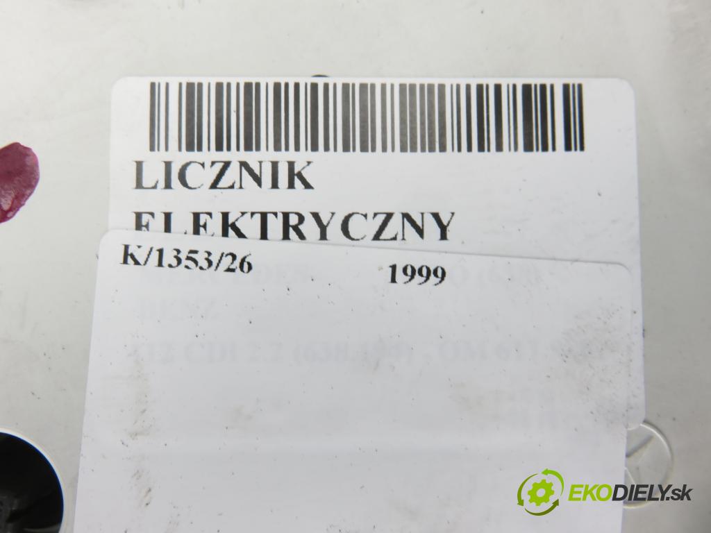 MERCEDES-BENZ VITO Autobus (638) BUS 1999 90,00 112 CDI 2.2 (638.194) - OM 611.980 2151,00 prístrojovka elektrický 0014461221