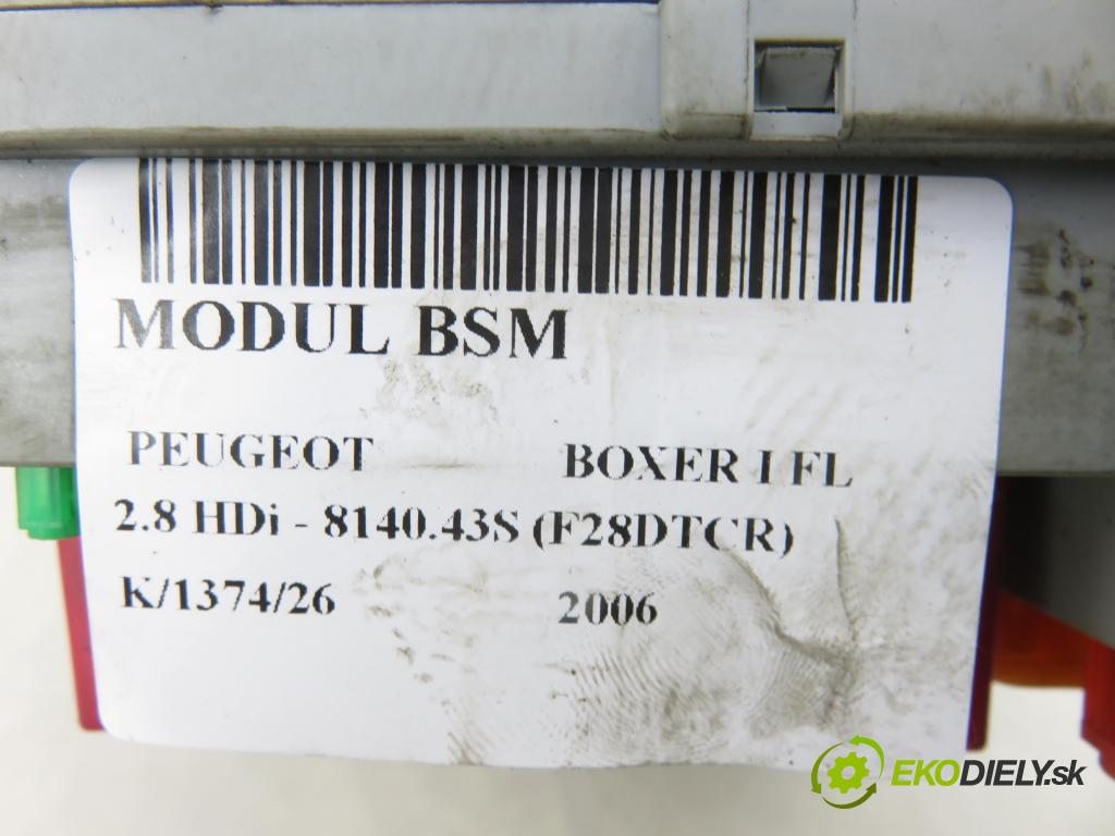 PEUGEOT BOXER Skrzynia (244) FURGON 2006 94,00 2.8 HDi - 8140.43S (F28DTCR) 2798,00 Skrinka POJISTKY: 1332043080
