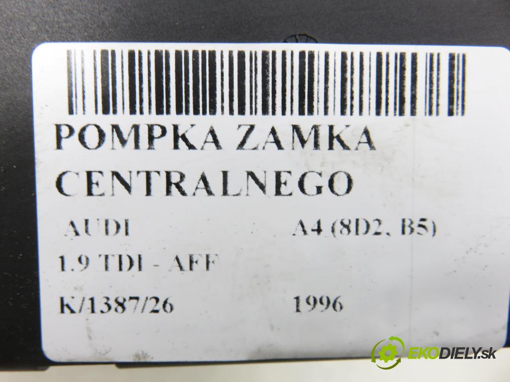 AUDI A4 (8D2, B5) SEDAN 1996 55,00 1.9 TDI - AFF 1896,00 motorek zámku centrálního 8L0862257E