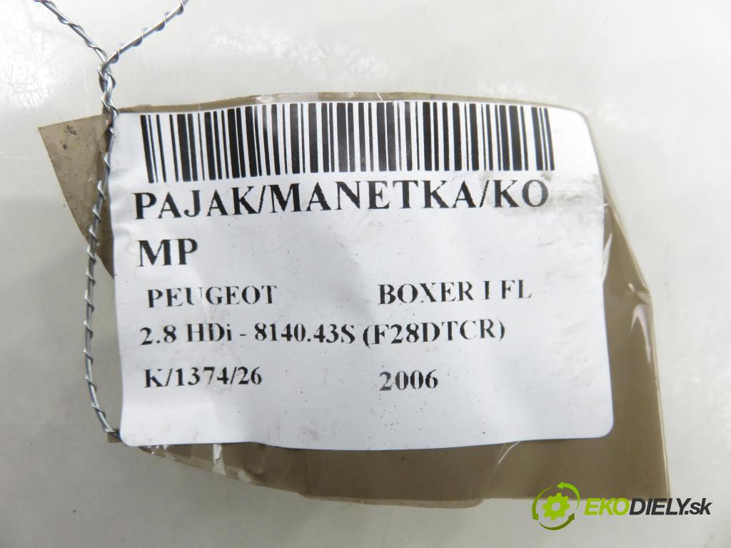 PEUGEOT BOXER Skrzynia (244) FURGON 2006 94,00 2.8 HDi - 8140.43S (F28DTCR) 2798,00 páčka/prepínač 735374801