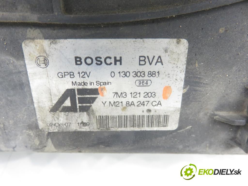 SEAT ALHAMBRA (7V8, 7V9) MINIVAN 2001 85,00 1.9 TDI - AUY 1896,00 ventilátor chladič PODNEBÍ / VODA 7M3121203 ; 7M3959455A