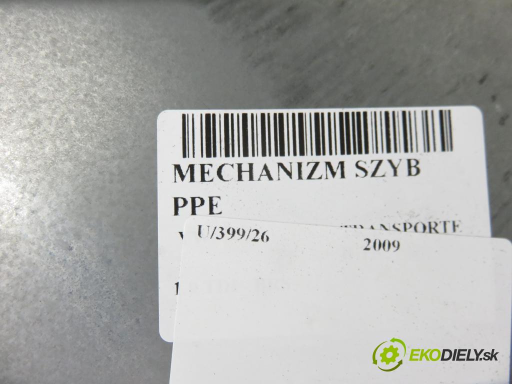 VW TRANSPORTER V Skrzynia (7HA, 7HH, 7EA, 7EH) FURGON 2009 75,00 1.9 TDI - BRS 1896,00 mechanismus oken PPE 6Q2959801E ; 7H1837730