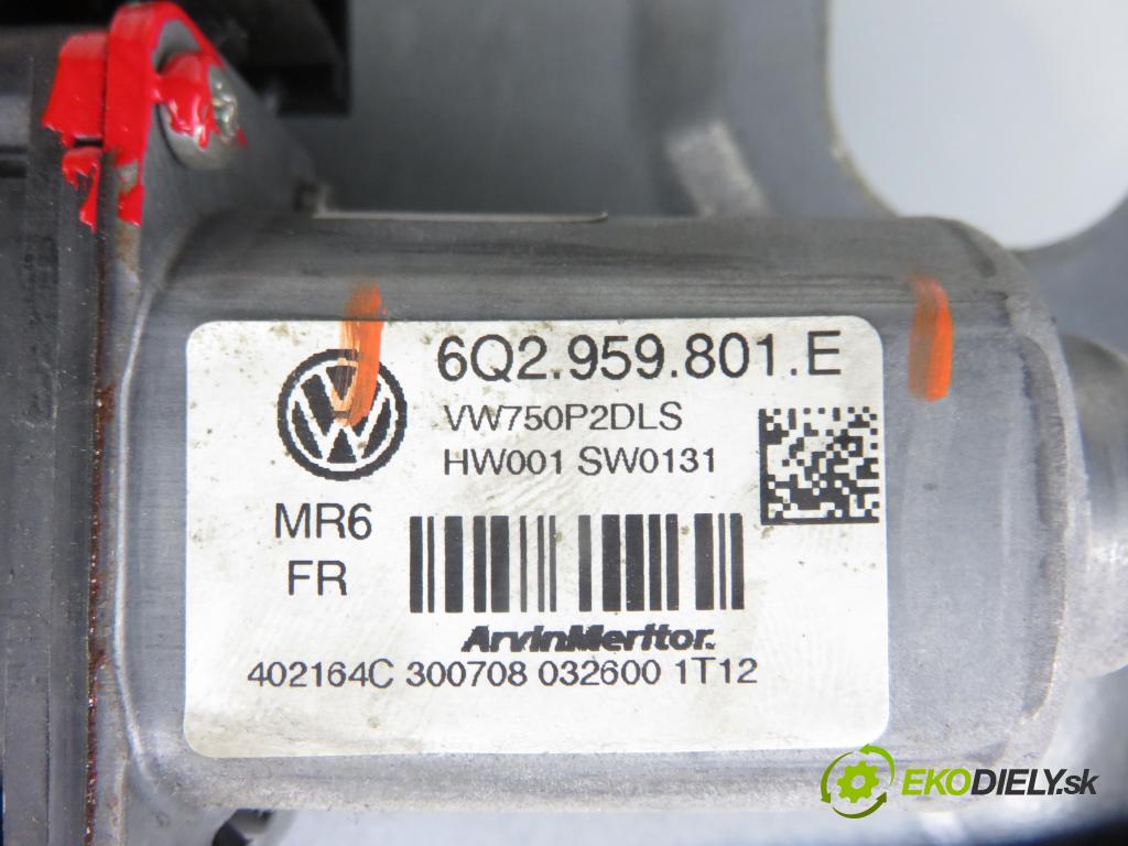 VW TRANSPORTER V Skrzynia (7HA, 7HH, 7EA, 7EH) FURGON 2009 75,00 1.9 TDI - BRS 1896,00 mechanismus oken PPE 6Q2959801E ; 7H1837730