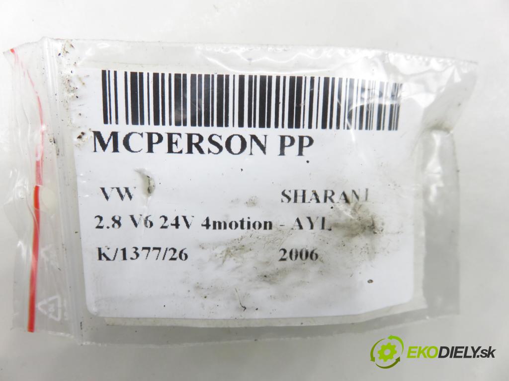 VW SHARAN (7M8, 7M9, 7M6) MINIVAN 2006 150,00 2.8 V6 24V 4motion - AYL 2792,00 MCPERSON PP 1266230005