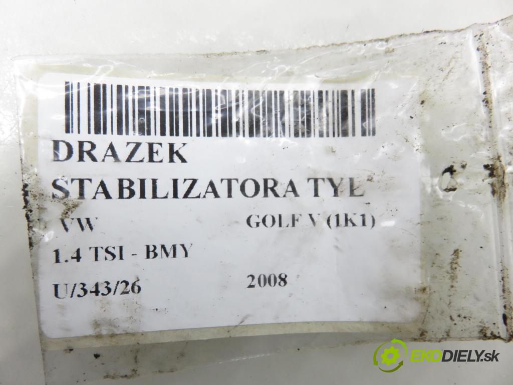 VW GOLF V (1K1) HB 2008 103,00 1.4 TSI - BMY 1390,00 TYČ: stabilizátora ZADNÍ: 1K0511305CK