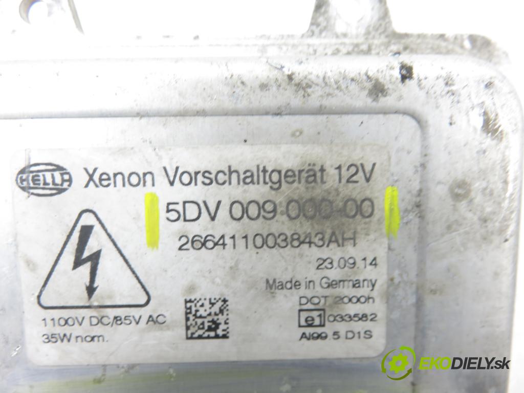 JAGUAR XF (X250) SEDAN 2010 155,00 3.0 V6 TD 24V 211 - AJV6D (PSA) 2993,00 měnič XENONOVA: 5DV00900000