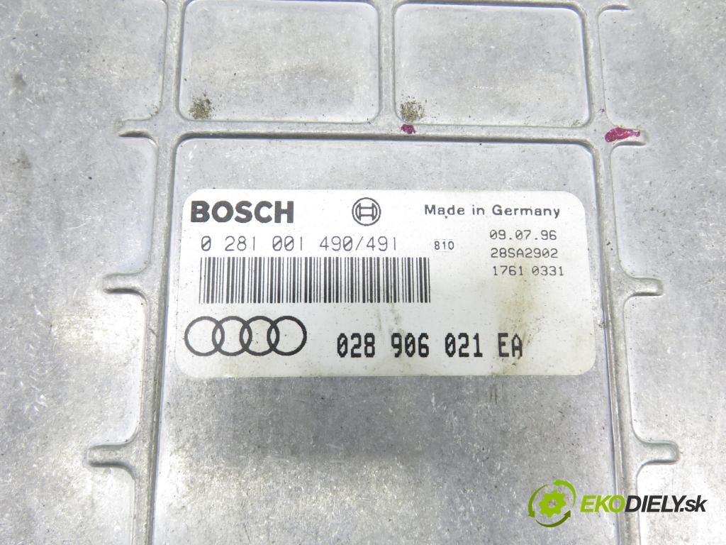 AUDI A4 (8D2, B5) SEDAN 1996 55,00 1.9 TDI - AFF 1896,00 řídící jednotka motora 028906021EA ; 0281001490 ; 0281001491