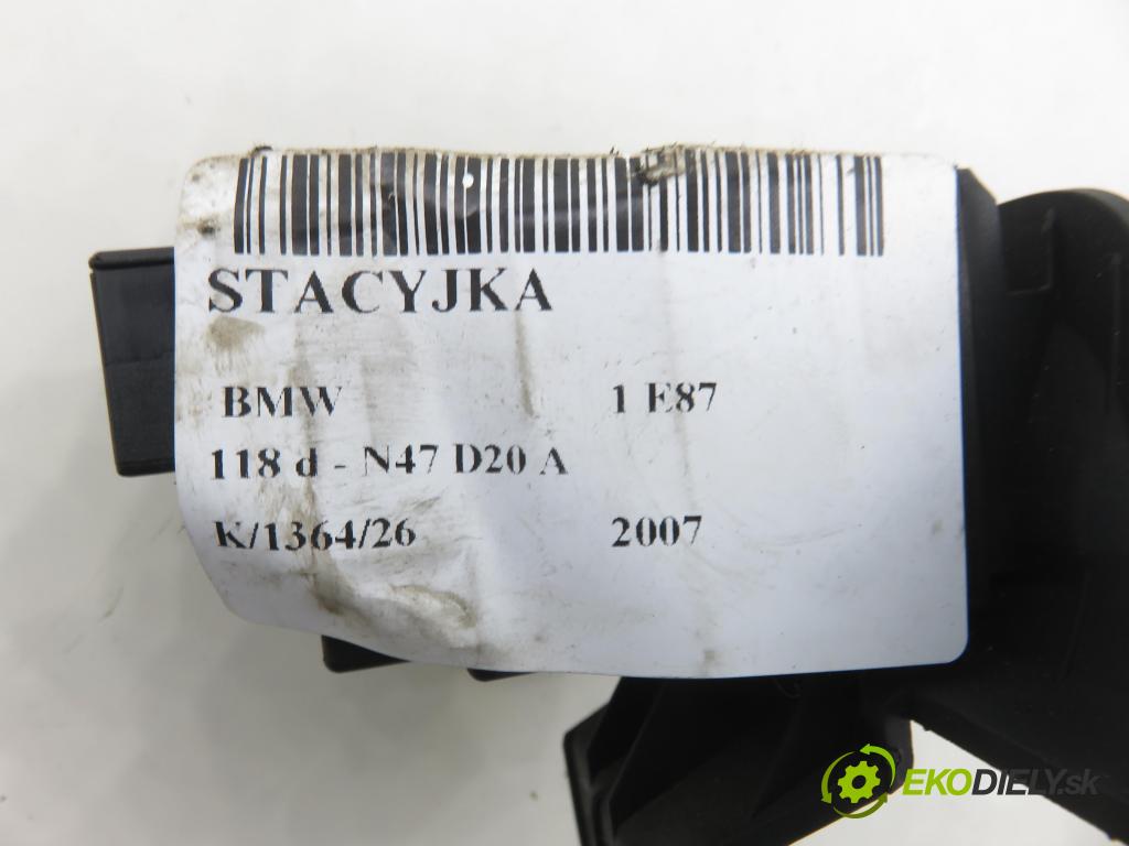 BMW 1 (E87) HB 2007 105,00 118 d - N47 D20 A 1995,00 spinačka 6954717 (Spínacia skrinka)