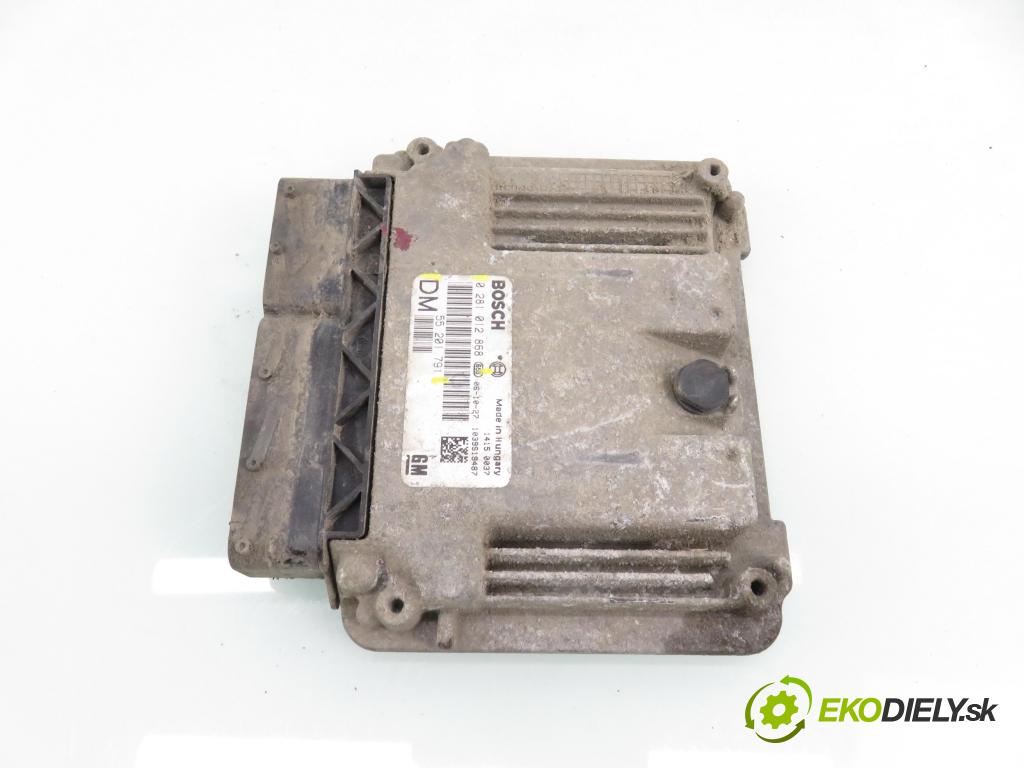 OPEL VECTRA C (Z02) SEDAN 2006 88,00 1.9 CDTI 8V 120 - Z 19 DT 1910,00 řídící jednotka motora 55201791 ; 0281012868 ; 55201791DM
