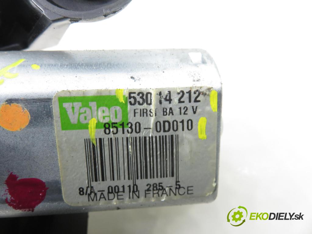 TOYOTA YARIS (_P1_) HB 2005 64,00 1.3 (SCP12_) - 2SZ-FE 1298,00 motorek stěrače ZADNÍ: 851300D010 ; 53014212