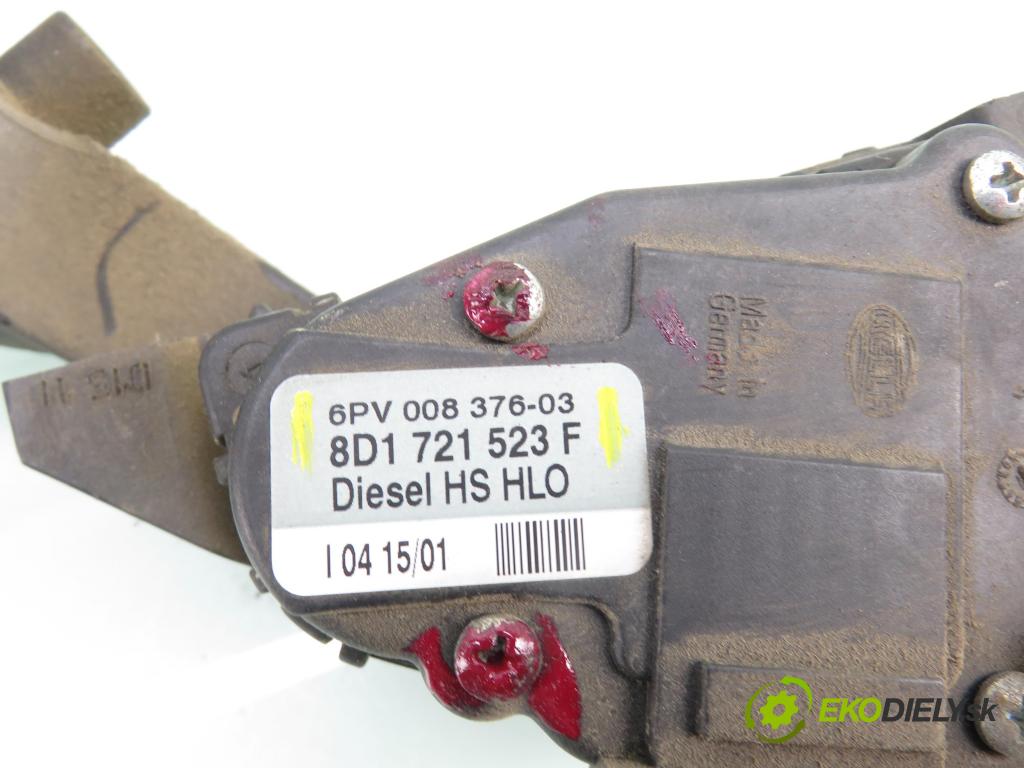 AUDI A6 Avant (4B5, C5) KOMBI 2001 85,00 1.9 TDI - AJM 1896,00 potenciometr plynového pedálu 8D1721523F ; 6PV00837603 (Potenciometr plynového pedálu)