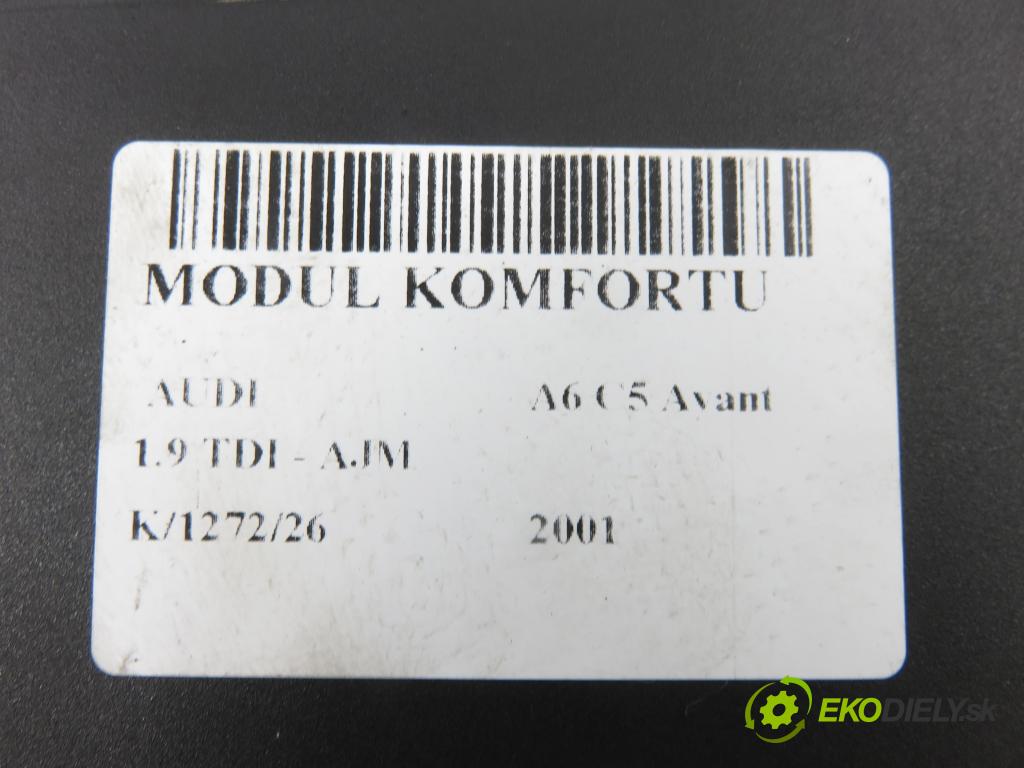 AUDI A6 Avant (4B5, C5) KOMBI 2001 85,00 1.9 TDI - AJM 1896,00 MODUL komfortu 4B0962258E