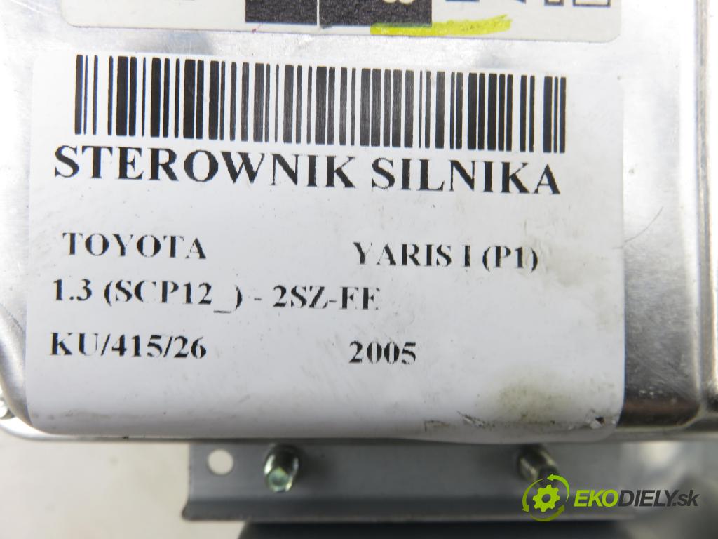 TOYOTA YARIS (_P1_) HB 2005 64,00 1.3 (SCP12_) - 2SZ-FE 1298,00 řídící jednotka motora MB2751002070 ; 896610D071