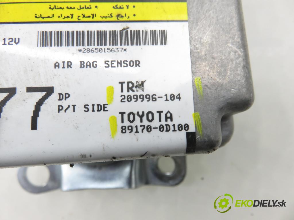 TOYOTA YARIS (_P1_) HB 2005 64,00 1.3 VVTi 87 - 2SZ-FE 1298,00 MODUL air BAG 891700D100 ; 209996104