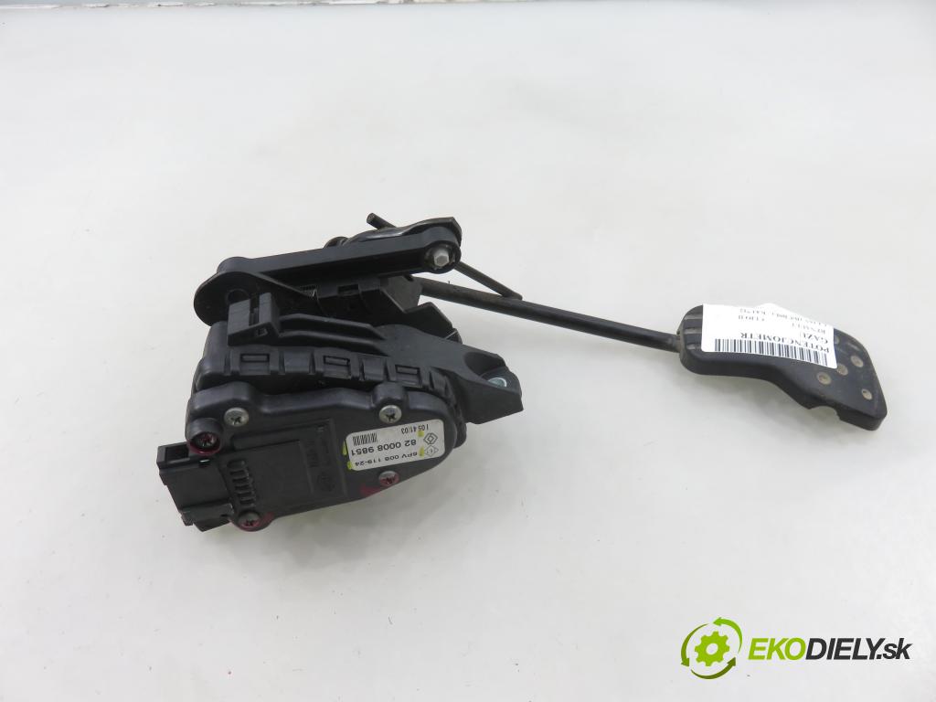 RENAULT CLIO II (BB_, CB_) HB 2003 70,00 1.4 16V (B/CB0L) - K4J 712 1390,00 potenciometr plynového pedálu 8200089851 ; 6PV00811924 (Potenciometr plynového pedálu)