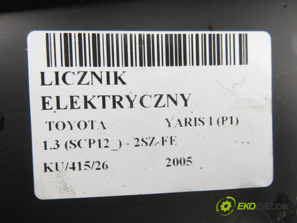 TOYOTA YARIS (_P1_) HB 2005 64,00 1.3 (SCP12_) - 2SZ-FE 1298,00 prístrojovka elektrický 838000D391