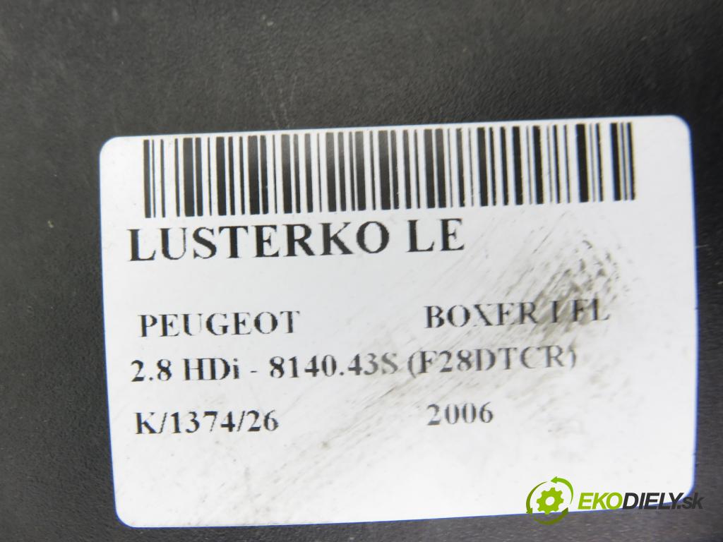 PEUGEOT BOXER Skrzynia (244) FURGON 2006 94,00 2.8 HDi - 8140.43S (F28DTCR) 2798,00 zpětné zrcátko LE 