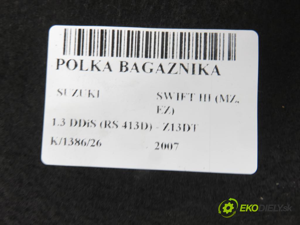 SUZUKI SWIFT III (MZ, EZ) HB 2007 51,00 1.3 DDiS (RS 413D) - Z13DT 1248,00 POLKA: kufr 8891062J00