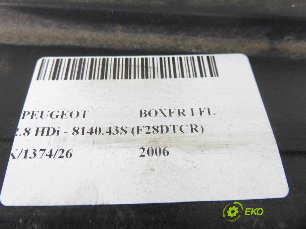 PEUGEOT BOXER Skrzynia (244) FURGON 2006 94,00 2.8 HDi - 8140.43S (F28DTCR) 2798,00 mřížka / maska 1304703070