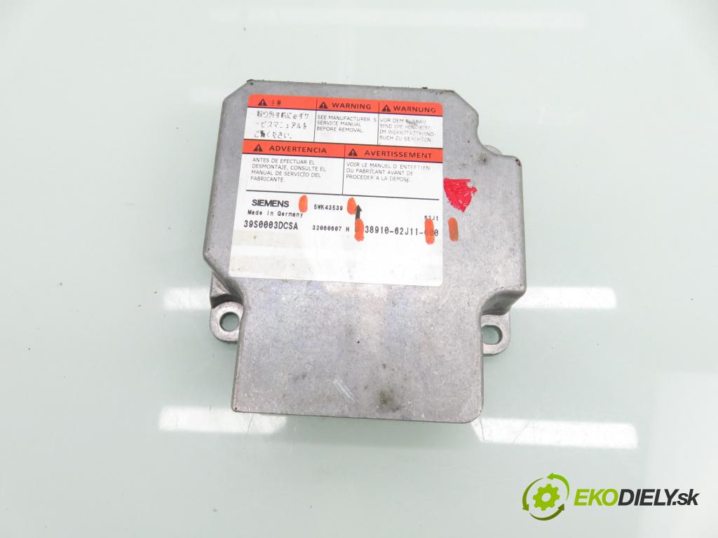 SUZUKI SWIFT III (MZ, EZ) HB 2007 51,00 1.3 DDiS (RS 413D) - Z13DT 1248,00 MODUL air BAG 3891062J11 ; 5WK43539