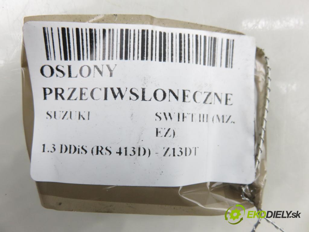 SUZUKI SWIFT III (MZ, EZ) HB 2007 51,00 1.3 DDiS (RS 413D) - Z13DT 1248,00 KRYTY SLUNEČNÍ SVĚTLO 