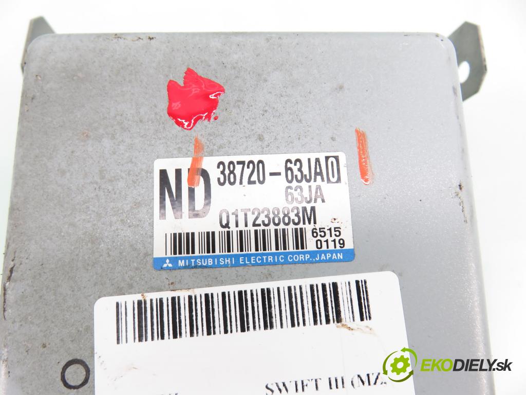 SUZUKI SWIFT III (MZ, EZ) HB 2007 51,00 1.3 DDiS (RS 413D) - Z13DT 1248,00 řídící jednotka servočerpadlo 3872063JA0 (Řídicí jednotka)