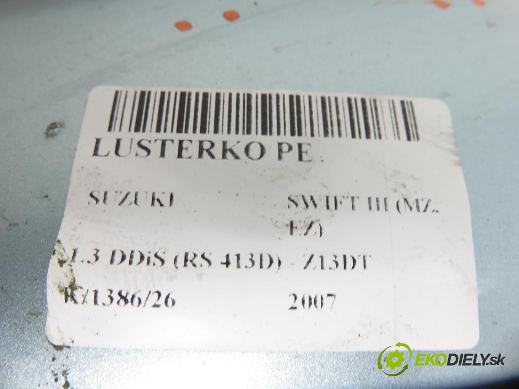 SUZUKI SWIFT III (MZ, EZ) HB 2007 51,00 1.3 DDiS (RS 413D) - Z13DT 1248,00 zpětné zrcátko 8470162JB0