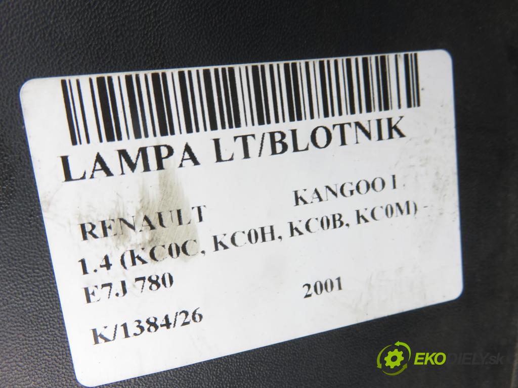 RENAULT KANGOO (KC0/1_) KOMBIVAN 2001 55,00 1.4 (KC0C, KC0H, KC0B, KC0M) - E7J 780 1390,00 světlo levé zadní 8200103284