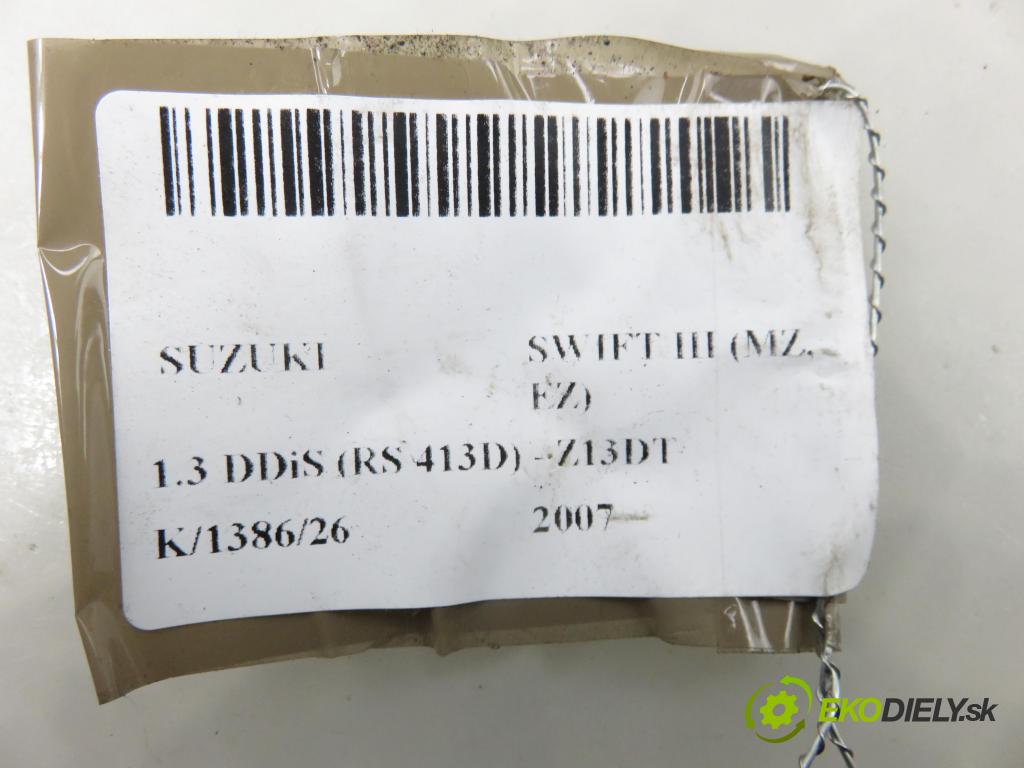 SUZUKI SWIFT III (MZ, EZ) HB 2007 51,00 1.3 DDiS (RS 413D) - Z13DT 1248,00 motorek stěrače ZADNÍ: 