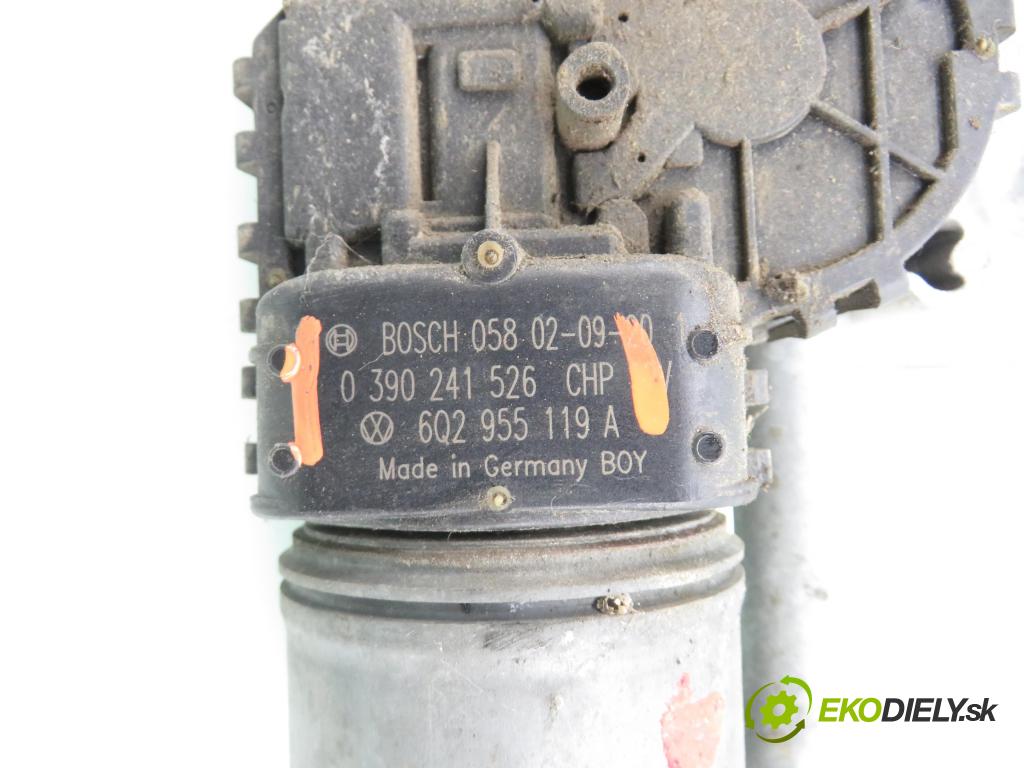 SEAT IBIZA III (6L1) HB 2002 55,00 1.4 16V - BBY 1390,00 Motorček stieračov 6Q2955119A ; 0390241526