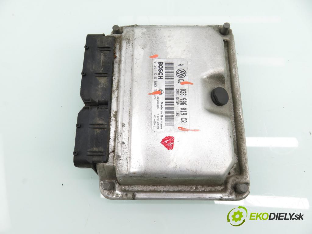 VW GOLF IV Variant (1J5) KOMBI 2002 74,00 1.9 TDI PD 101 - AXR 1896,00 Riadiaca jednotka Motor 038906019CR ; 0281010663