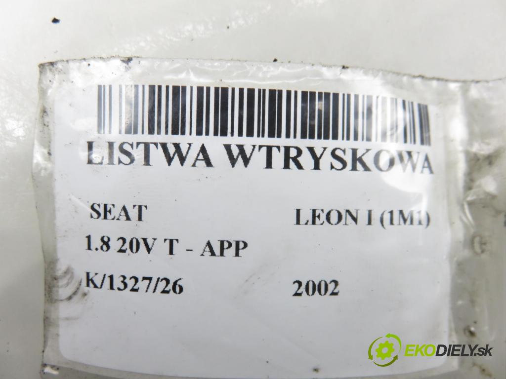 SEAT LEON (1M1) HB 2002 132,00 1.8 20V T - APP 1781,00 lišta vstřikovací 0280155897 ; 06A906031S (Vstřikovací lišta)