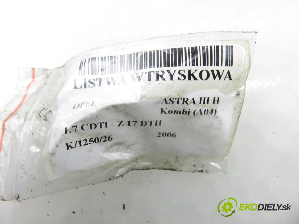 OPEL ASTRA H Kombi (A04) KOMBI 2006 74,00 1.7 CDTI - Z 17 DTH 1686,00 Lišta vstrekovacia 0445214094 (Vstrekovacia lišta)