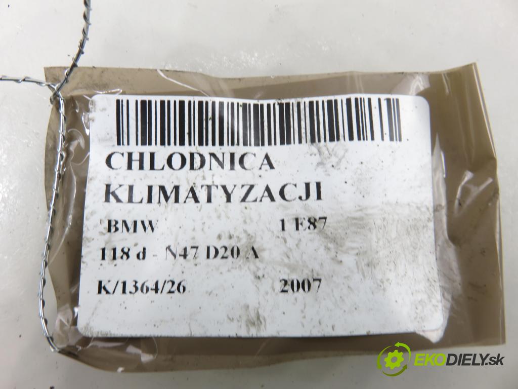 BMW 1 (E87) HB 2007 105,00 118 d - N47 D20 A 1995,00 chladič klimatizace 6968743 (Chladič klimatizace)