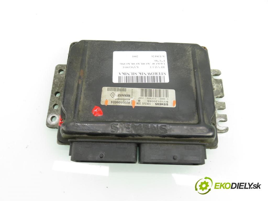 RENAULT KANGOO (KC0/1_) KOMBIVAN 2001 55,00 1.4 (KC0C, KC0H, KC0B, KC0M) - E7J 780 1390,00 řídící jednotka motora 8200109024 ; S110130088B