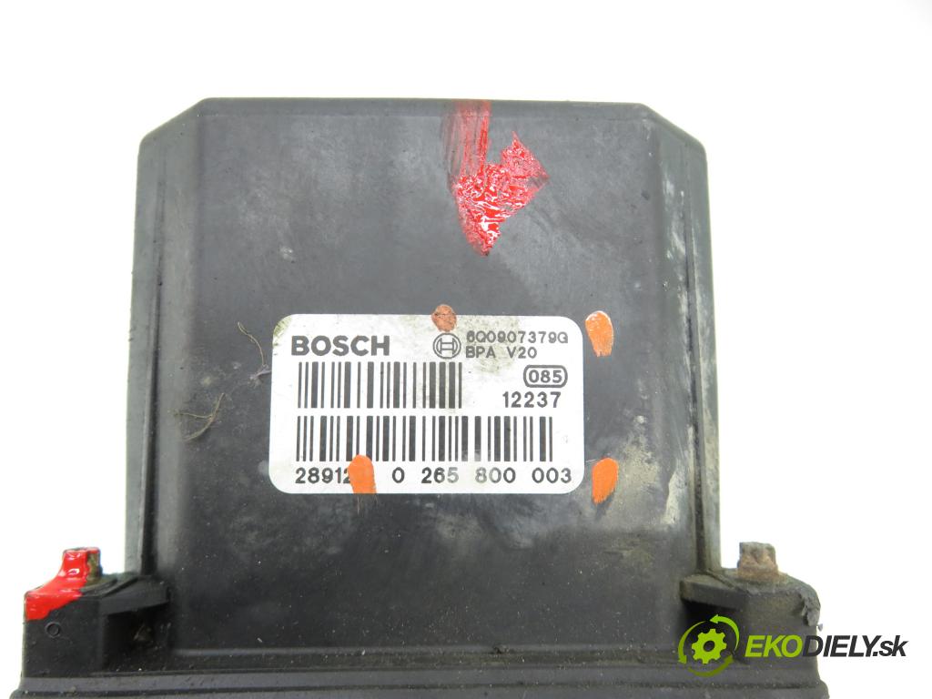 SEAT IBIZA III (6L1) HB 2002 55,00 1.4 16V - BBY 1390,00 Pumpa ABS 0265800003 ; 6Q0907379G (Pumpa ABS)