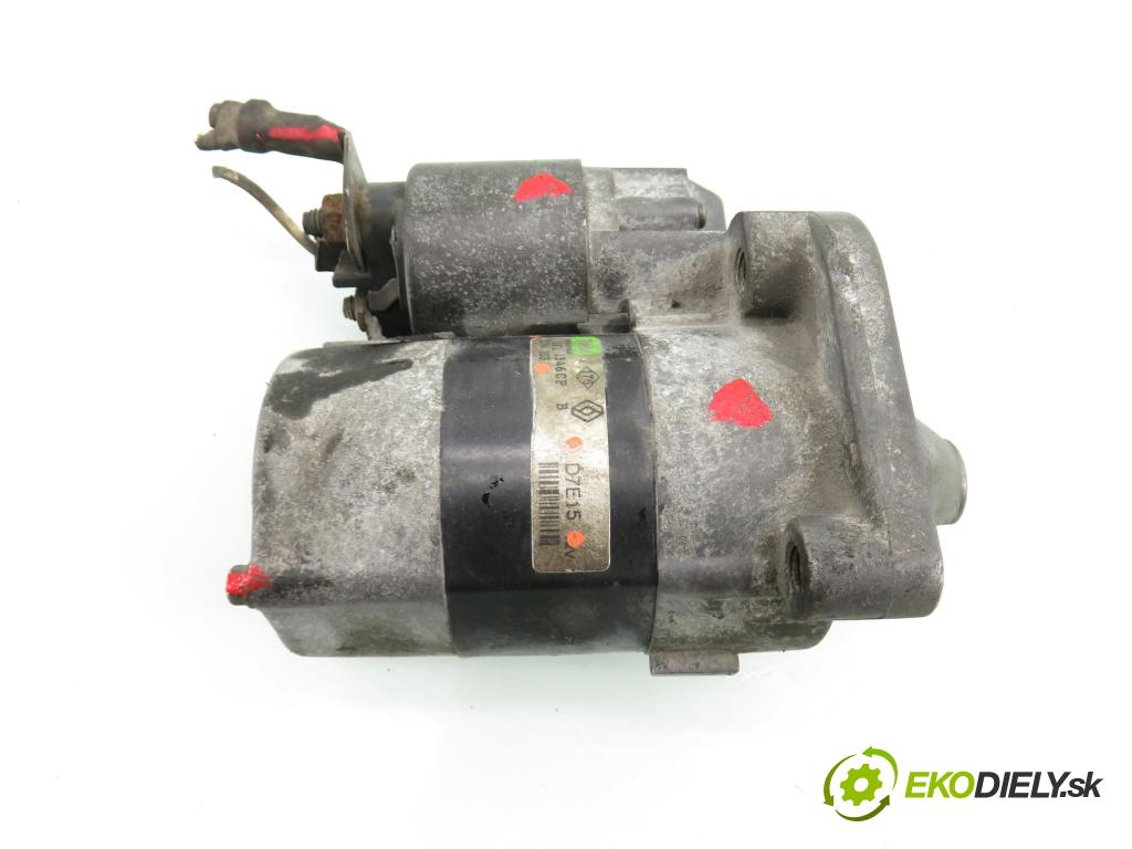 RENAULT KANGOO (KC0/1_) KOMBIVAN 2001 55,00 1.4 (KC0C, KC0H, KC0B, KC0M) - E7J 780 1390,00 startér D7E15 ; 274303 (Startér)