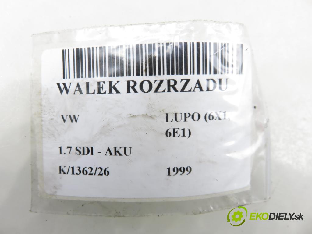 VW LUPO (6X1, 6E1) HB 1999 44,00 1.7 SDI - AKU 1716,00 vačka Vačkový hriadeľ: 28H