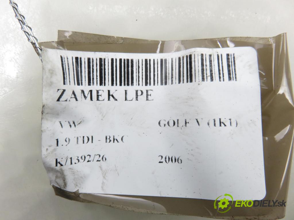VW GOLF V (1K1) HB 2006 77,00 1.9 TDI PD 105 - BKC 1896,00 zámok 3D1837015