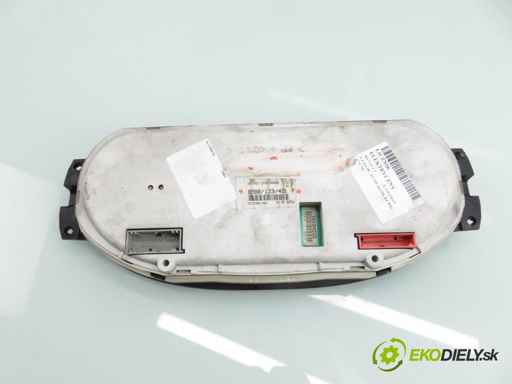 RENAULT KANGOO (KC0/1_) KOMBIVAN 2001 55,00 1.4 (KC0C, KC0H, KC0B, KC0M) - E7J 780 1390,00 prístrojovka elektrický 8200133491A